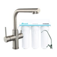 Комплект: DAICY смеситель для кухни сатин, Ecosoft Standart система очистки воды (3х ступенчатая) 55009S-F+FMV3ECOSTD Imprese