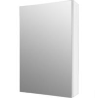 Шкаф-зеркало Fancy Marble Santorini 600, белый МС-Sant Б
