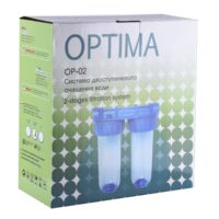 Система 2-х ступенчатой очистки Optima OP-02, 3/4″