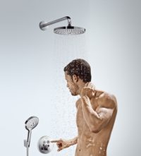 Термостат на 2 потребителя Hansgrohe Shower Select S (15743000+01800180)