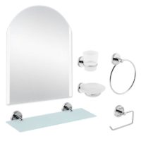 Набор для ванной комнаты SW 22-100 с зеркалом 5 в 1 SD00041911