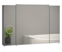 Шкаф зеркальный Zoom 80 цв серый без подсветки, 3F Sanwerk MV0000744