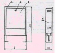Коллекторный шкаф внутренний ШКВ-04 800x580x110 (8-9)