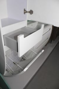 Подвесной шкаф Тренд П-40к-А в ванную Мойдодыр