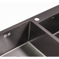 Кухонная мойка Qtap S7843BL Black 2.7/1.0 мм (QTS7843BRPVD10) SD00040297