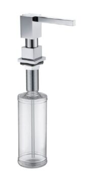 Дозатор жидкого мыла встраиваемый латунь/пластик 300 мл GAPPO G404 1/30