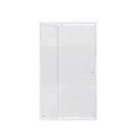 Душевая дверь в нишу Qtap Pisces WHI201-11.CP5 100-110×185 см, стекло Pattern 5 мм