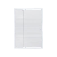 Душевая дверь в нишу Qtap Pisces WHI2013-14.CP5 130-140×185 см, стекло Pattern 5 мм