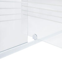 Душевая дверь в нишу Qtap Pisces WHI2012-13.CP5 120-130×185 см, стекло Pattern 5 мм