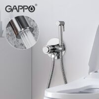 G7288 Гигиенический душ с лейкой латунный корпус кнопочный хром Gappo 1/8