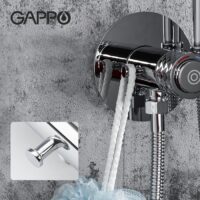 G7288 Гигиенический душ с лейкой латунный корпус кнопочный хром Gappo 1/8