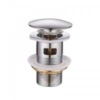 Донный клапан для умывальника с переливом Mixxus POP-UP-03 1 1/4′» (кнопка) (MI6135)